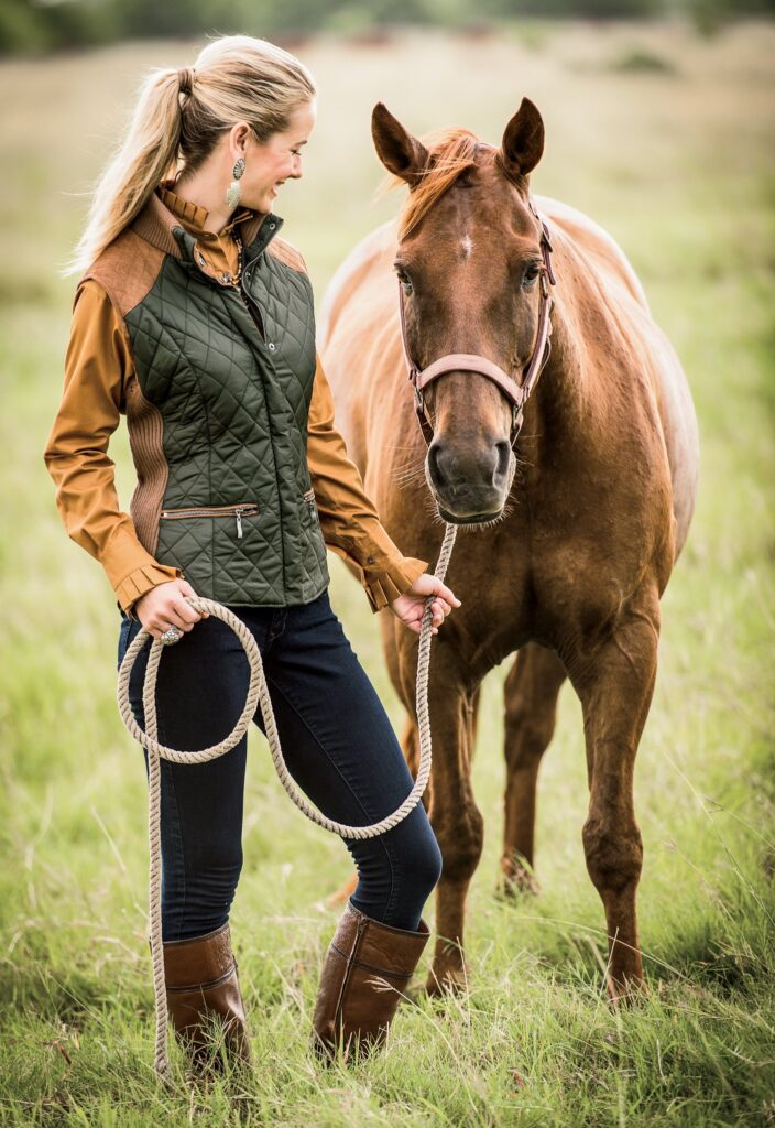 A Girl and Her Horse - senior portraits are timeless treasures