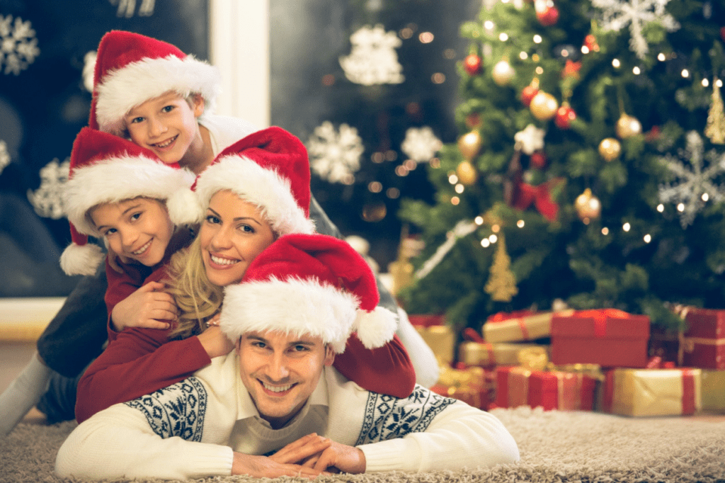 Celebrate the Year with Family Portraits in Idaho - Christmas Family Pileup