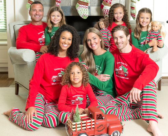 Family Chistmas Portrait in Caldwell Idaho