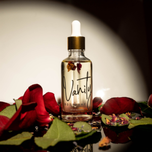 Perfume Ad with Spotlight