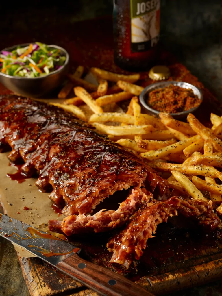 Baby Back Ribs with Fries