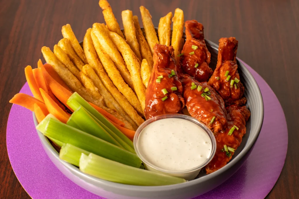 Food Photographer Boise Idaho: Hot Wings and Fries